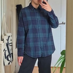 Oak + Fort plaid button up